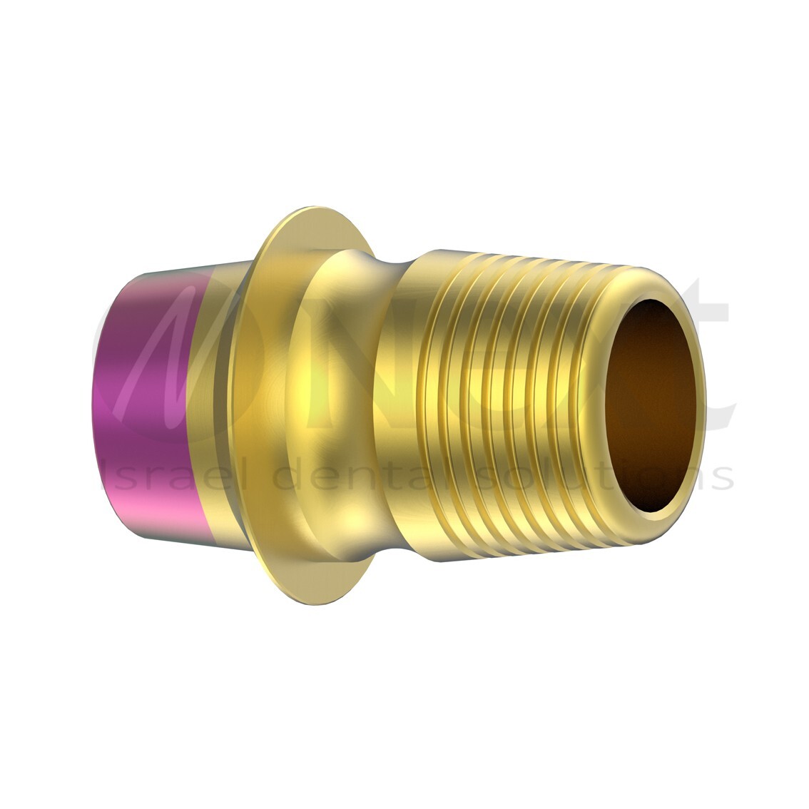 LOTx5 Abutment T-Base CAD/CAM MIS conical C1 V3 SP fit NON HEX 0.5 mm colored