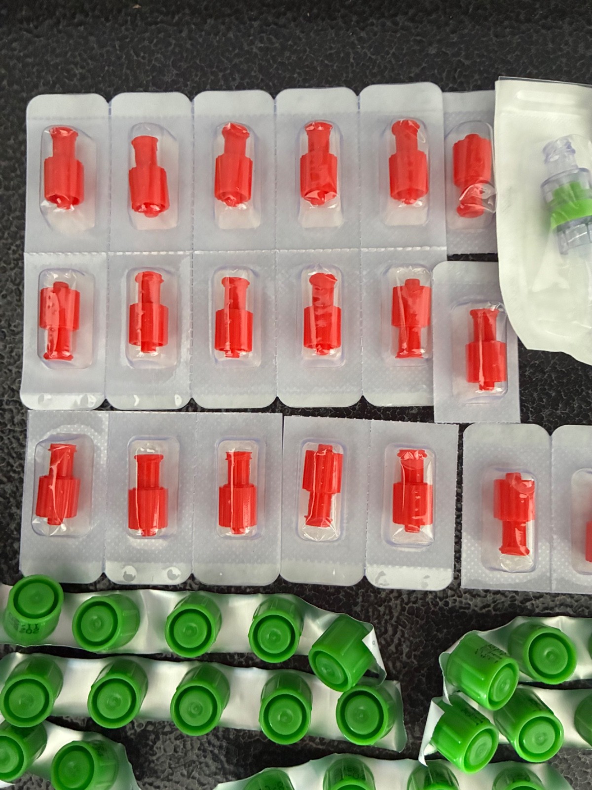 IMed Medical Supplies Lot Central Line Kit, Dressing Change Tray, Syringe Caps,