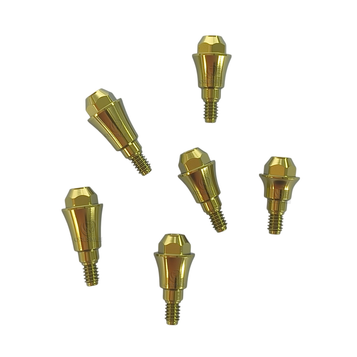 Custom Mu straight abutment upper part for Den-tium lower part for Megagen AR