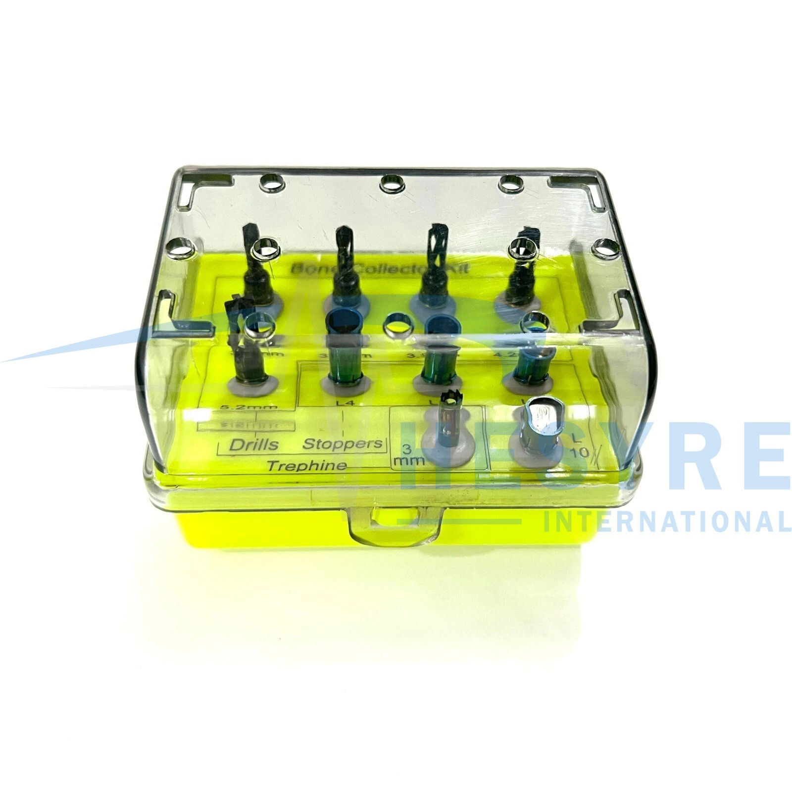 Dental Implant Bone Collector Kit Drills Stoppers Autobone Chip Maker GBR