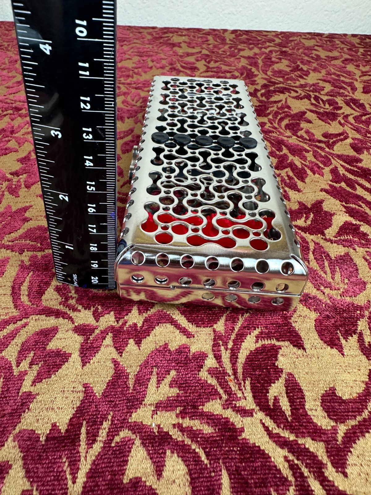 Hu-Friedy IMS Infinity Series Cassette Holds 5-instruments Red Black