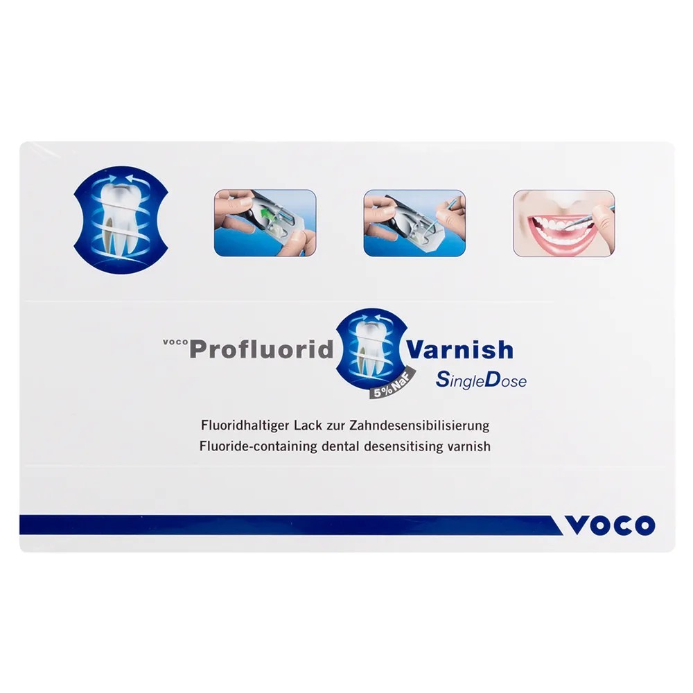 Voco Profluorid Varnish 48 Single Doses (Cherry,Melon,Caramel,Mint) Fast Ship