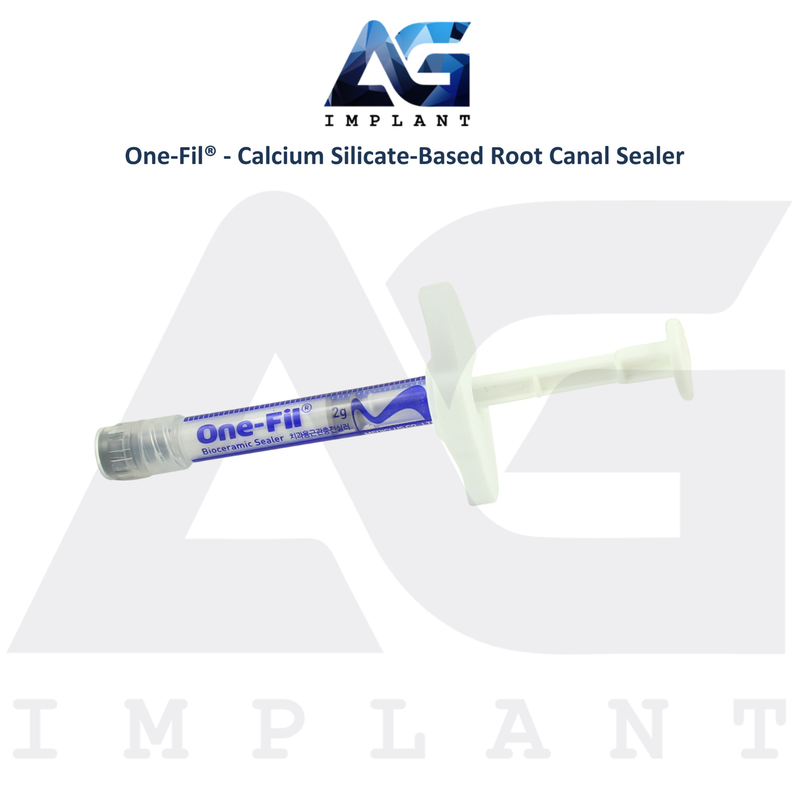 MEDICLUS One-Fil® Calcium Silicate Based Ro0t Canal Sealer 2g Syringe