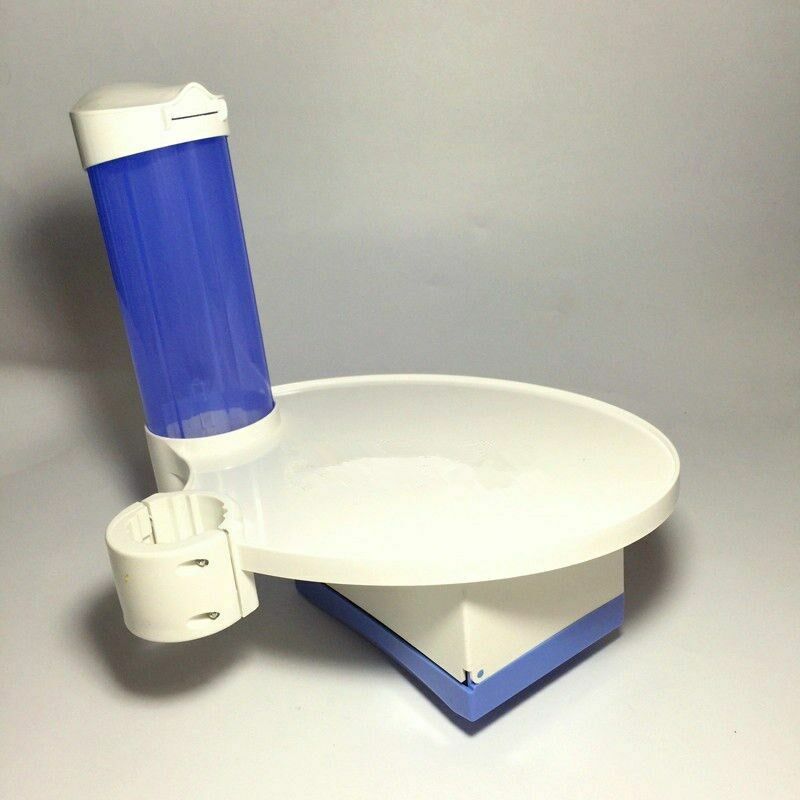 3-in-1 Cup Storage Holder w/ Tissue Box +Tray Plate for Dental Chair Unit