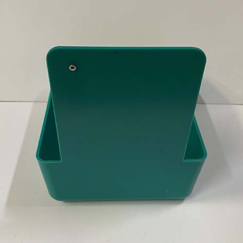 Teal Dental Lab Pan w/ Stainless Steel Clip 12pk 7″ x 5¾” x 2½” Made in the USA