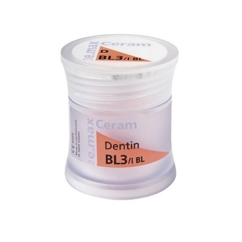 IPS E.max Ceram Dentin 20g All Ceramics Porcelain Powder Dentine A1 Bleach Trans