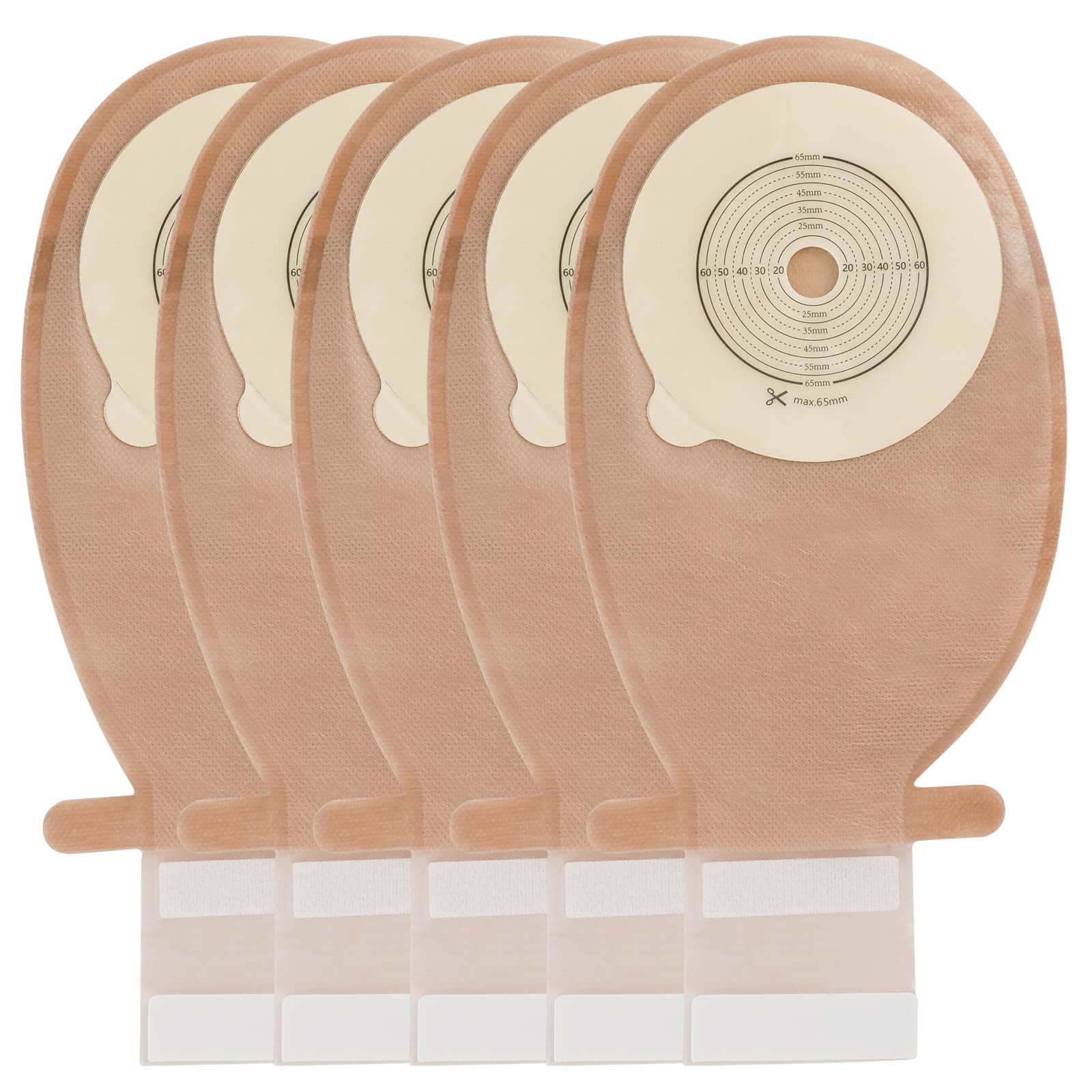 20 PCS Colostomy Bags,Ostomy Supplies,One 20pcs Ostomy Bags With Closure