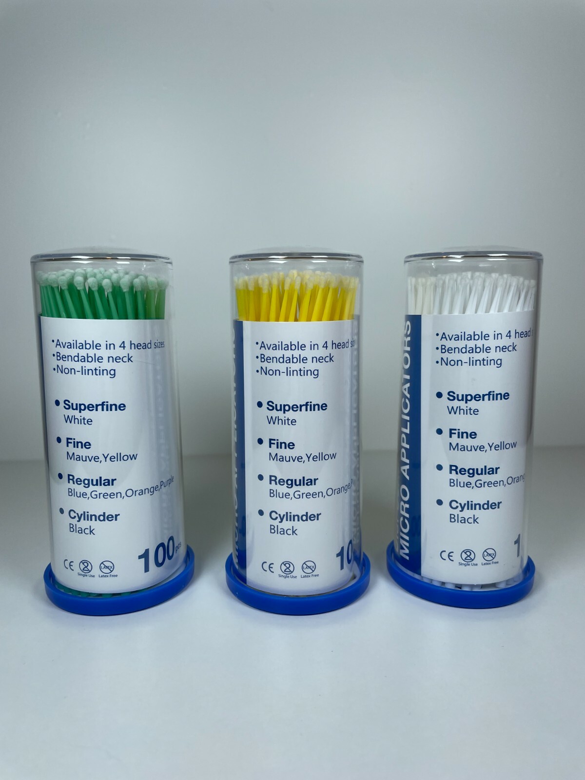 100pcs Disposable Micro Applicator Brush