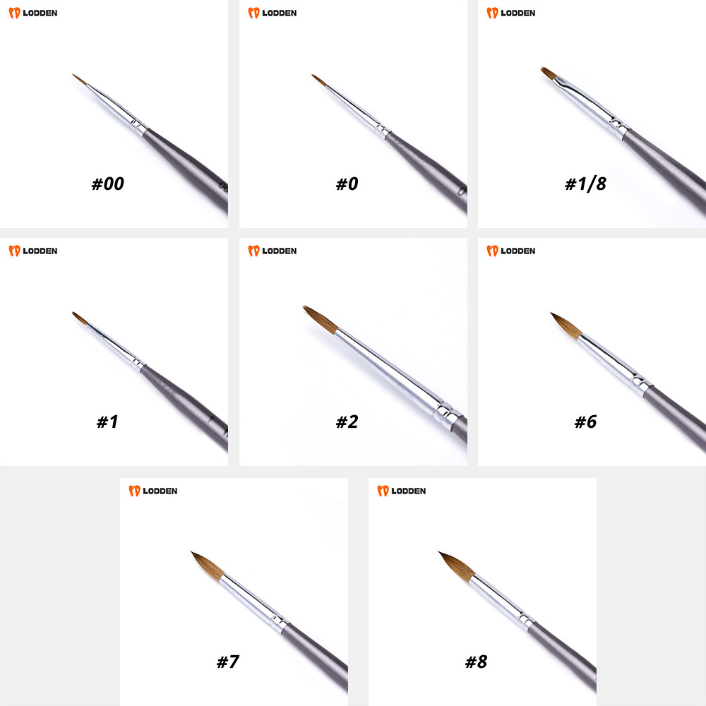 100% Mink Hair Dental Porcelain Brush Pen Glaze Ceramic Brush Pen Dental Tools