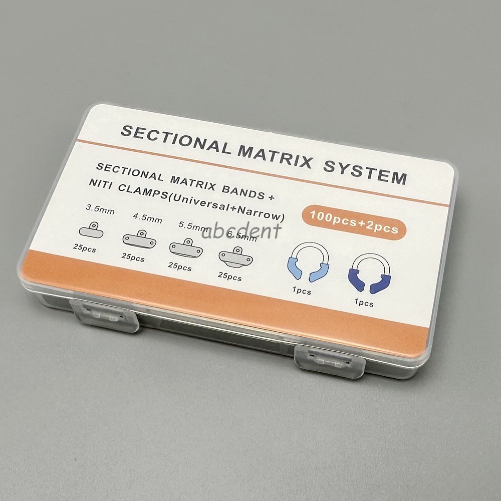Dental Matrix Bands Ring Sectional Matrice Clamp For Garrison Palodent V3 System