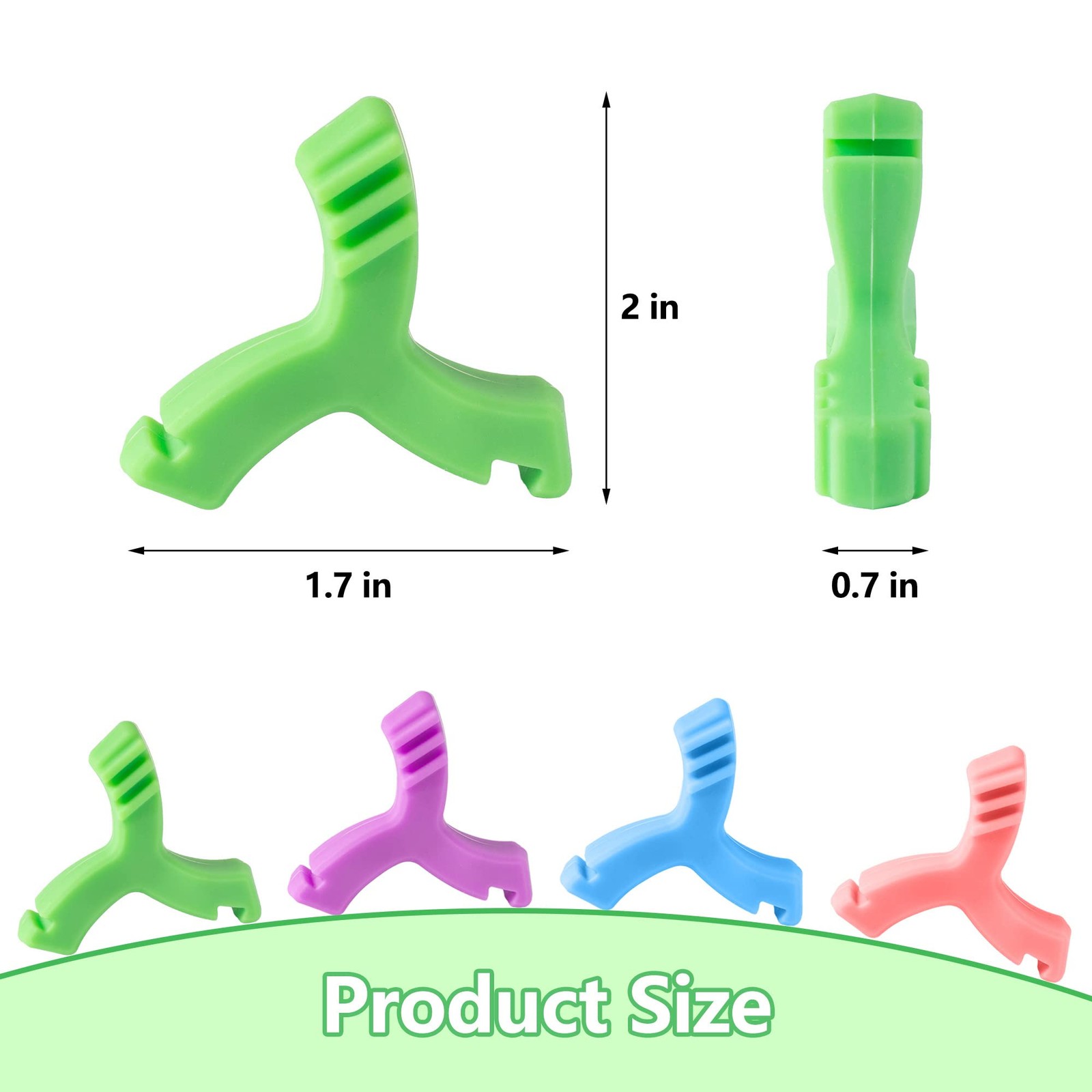 LOVEWEE Aligner Chewies, 4 PCS Y-Shaped Orthodontics Multicolor