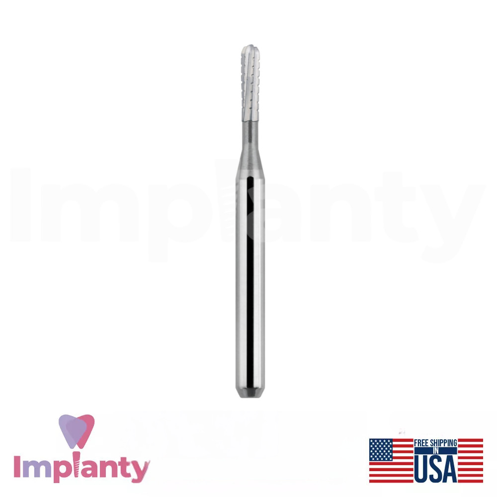 MDT Dental FG Carbide Domed Fissure Cross Cut Burs Contouring Tooth Surfaces