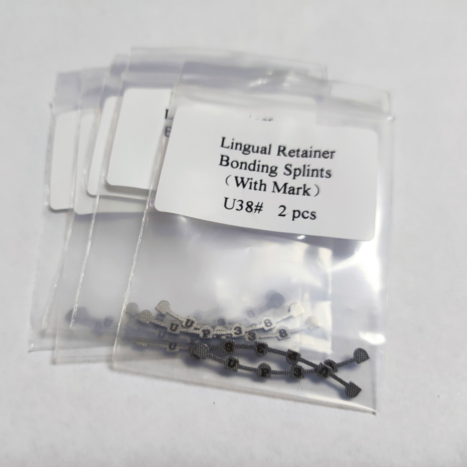 10 Packs 20Pcs Orthodontics U38 Lingual Retainer Mesh Base With Mark 2pcs/pack
