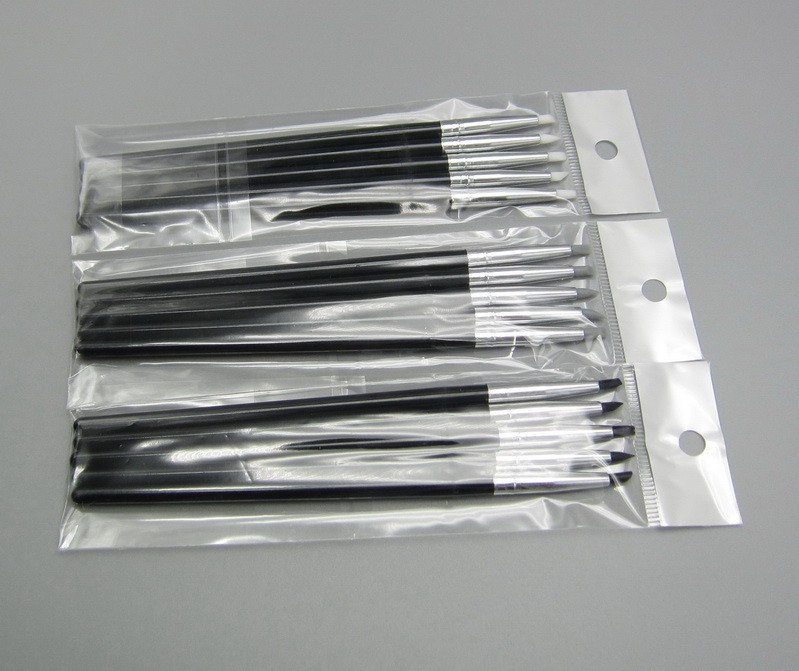 5Pcs/Set Dental Resin Brush Pen Silicone Composite Cement Porcelain Teeth Pens