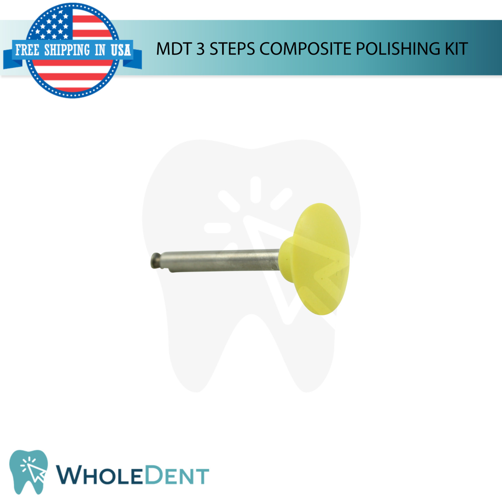 MDT 3 Steps Composite Polishing Kit High-Gloss Finish Dental Restorations