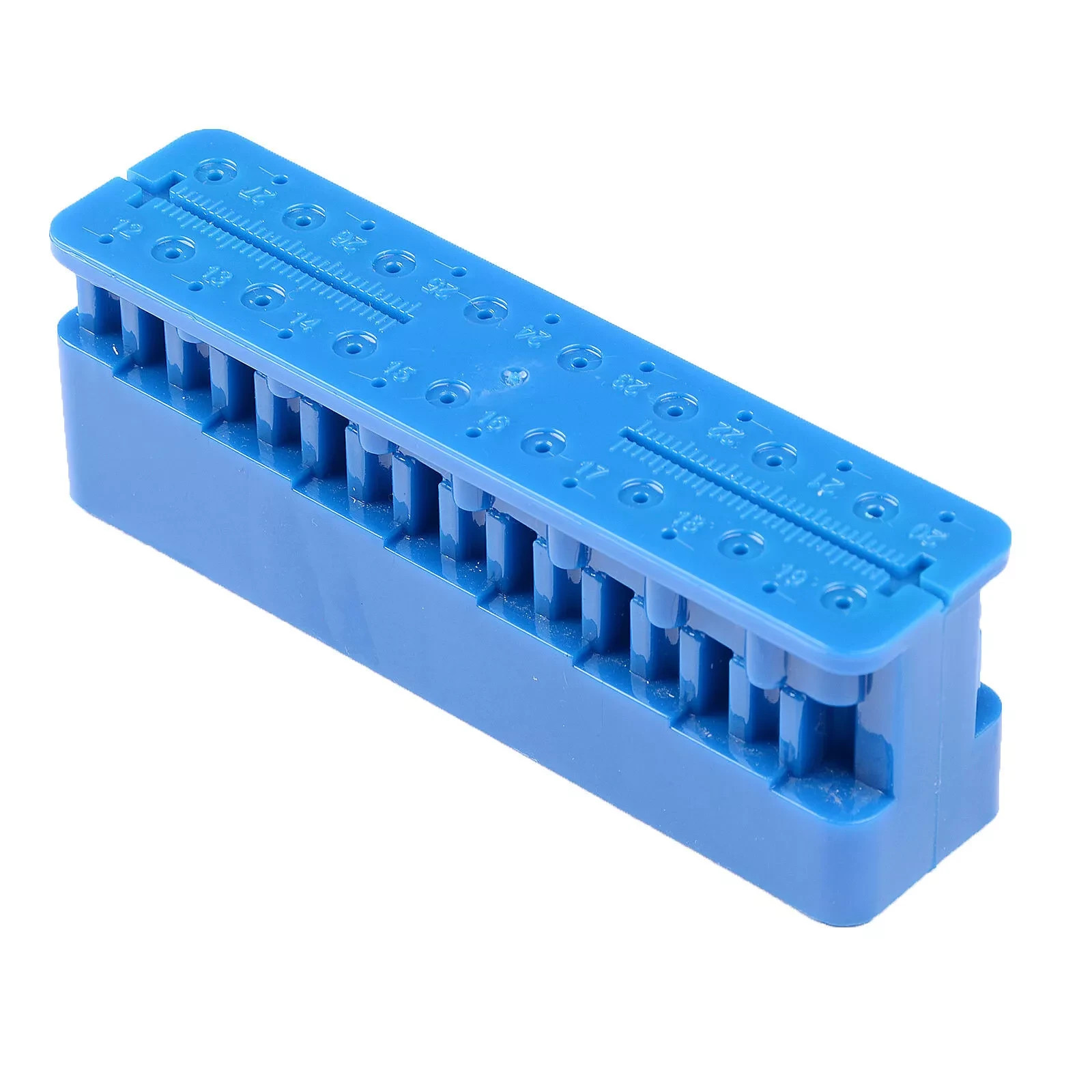 Dental Endo Files Measuring Ruler Block Endodontic Holder Box Autoclavable