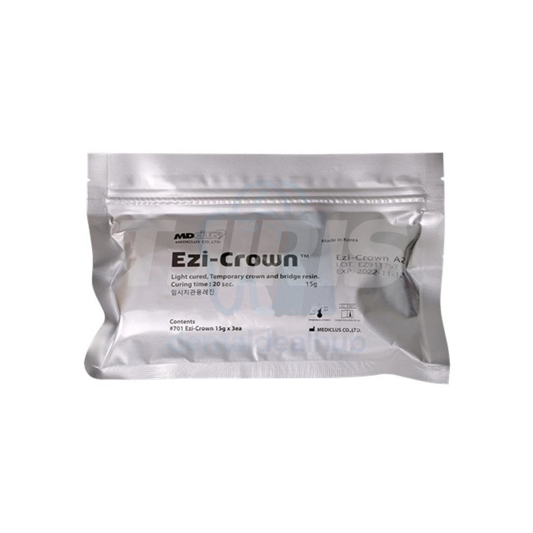 3PCS Dental Temporary Crown Bridge Material Light Cure Composite Resin A1 A2 A3