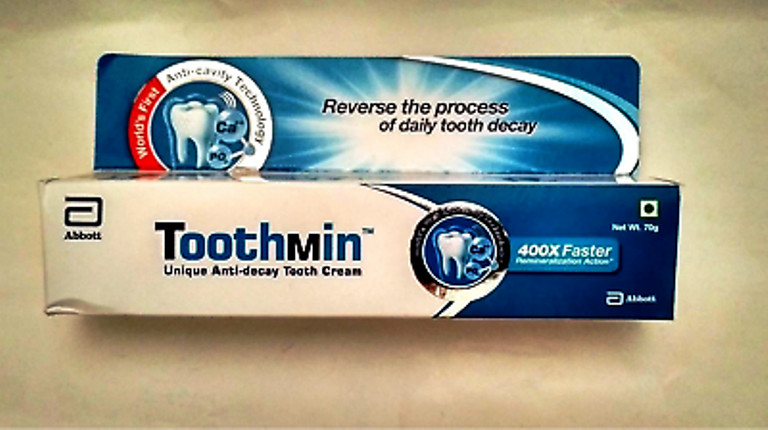 2 X TOOTHMIN UNIQUE ANTI-DECAY TOOTH CREAM BY (Abbott) 70 GMS.each FREE SHIPPING