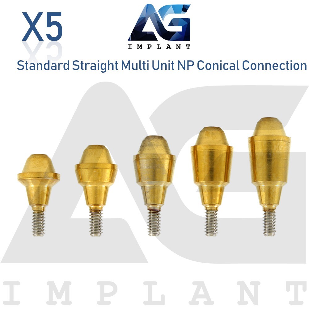 5 Standard Multi Unit Prosthetic System Narrow Platform NP Conical Connection
