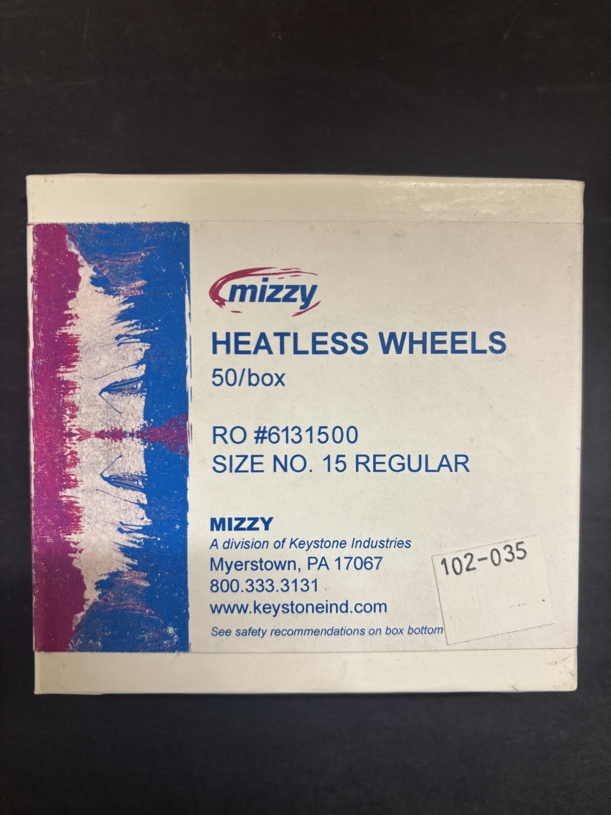 Heatless Wheel Regular #1, 2, 3, 4, 5, 6, 8, 15 (Mizzy) 50Pkg
