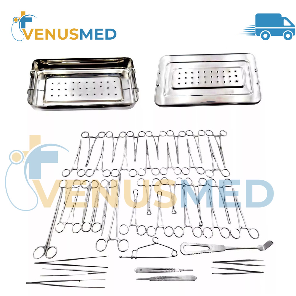 Appendectomy & Hernia 40 Pcs Best Surgical Instruments Set with Box