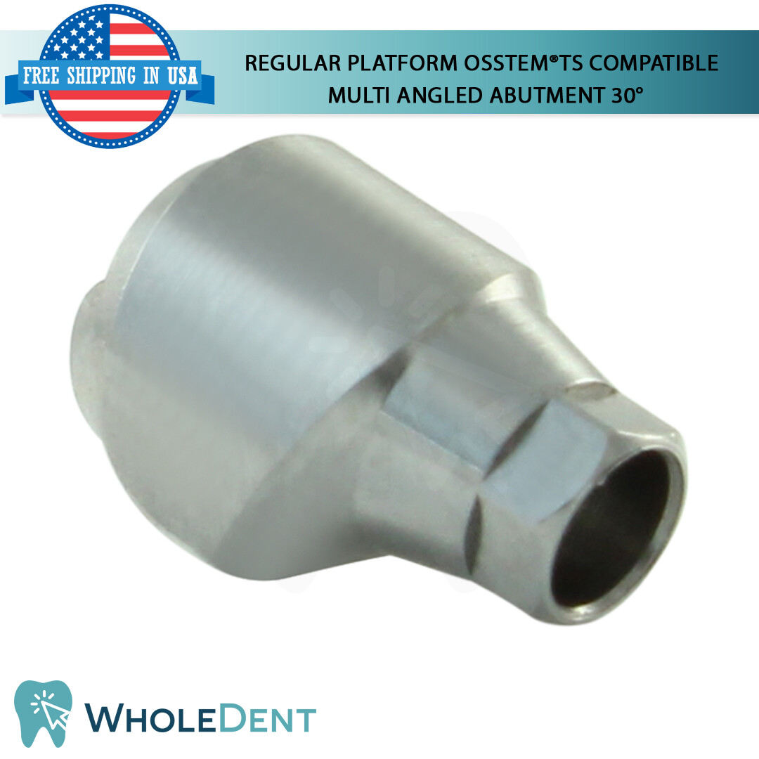 1X Dental Osstem® TS Compatible Regular Platform Multi Angulated Abutment 30°