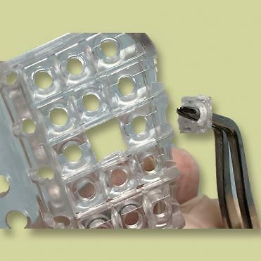 Plastic Implant Tray Medium Upper (1) and Lower Impression (1) Tray Pack 2/pk