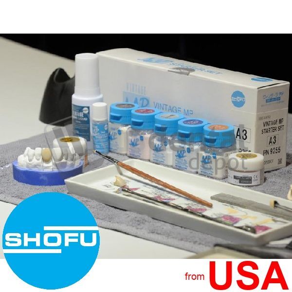 SHOFU- SHOFU Vintage MP Starter A3 Set #9255- 5gr base opaque-5gr shade 668-9255