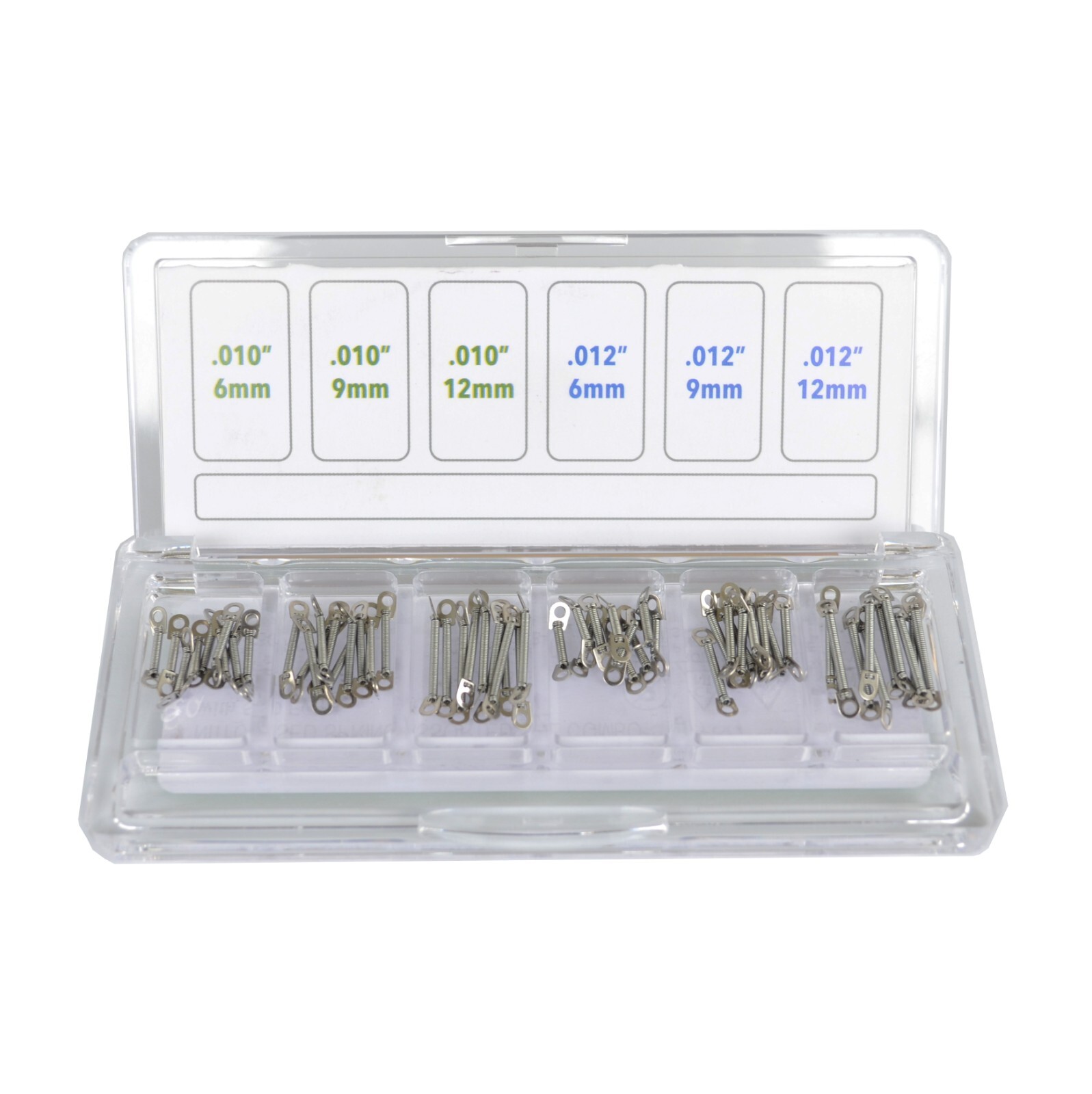 J&J Ortho™ Orthodontic NiTi Spring Closed Coil Sorted Size with Box (60/pk)