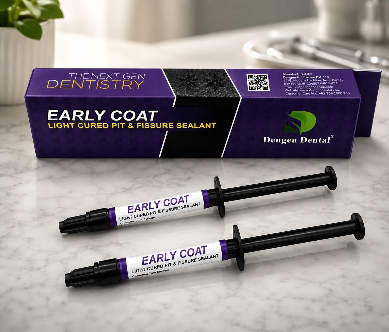 Dental EARLY COAT LC Pit & Fissure Sealant 2 x 2gm Syr Pack
