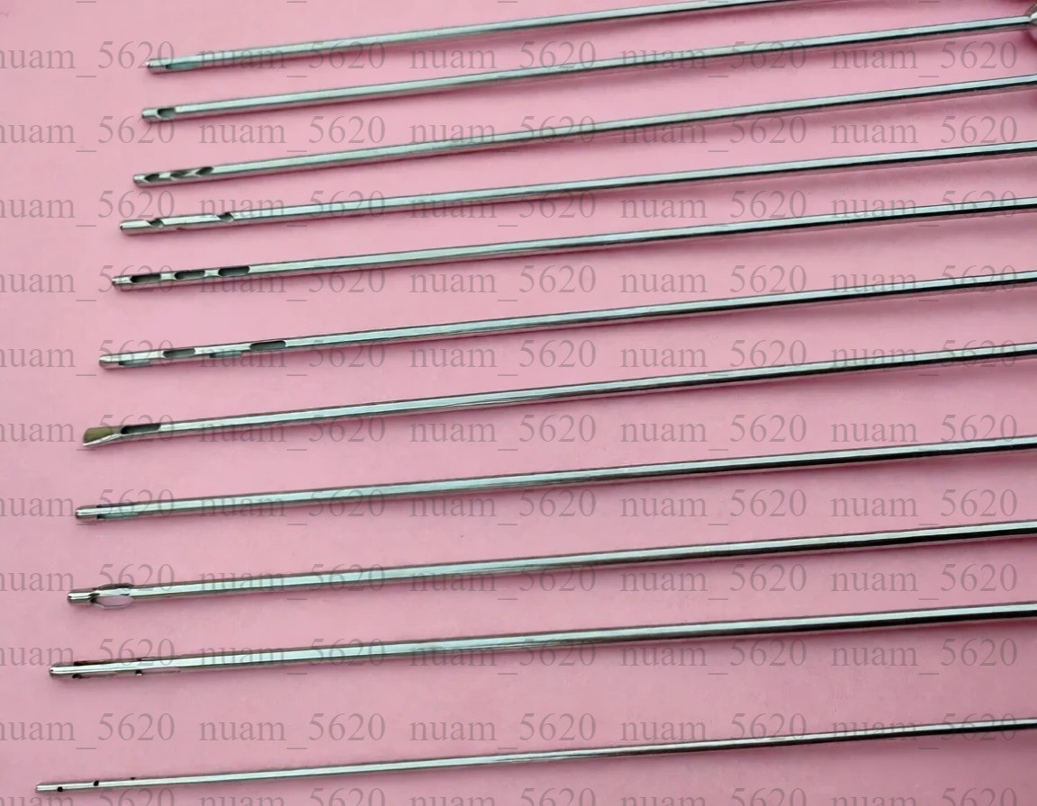 Liposuction Luer Lock Set of 11 PCs Plastic/Cosmetic Surgery