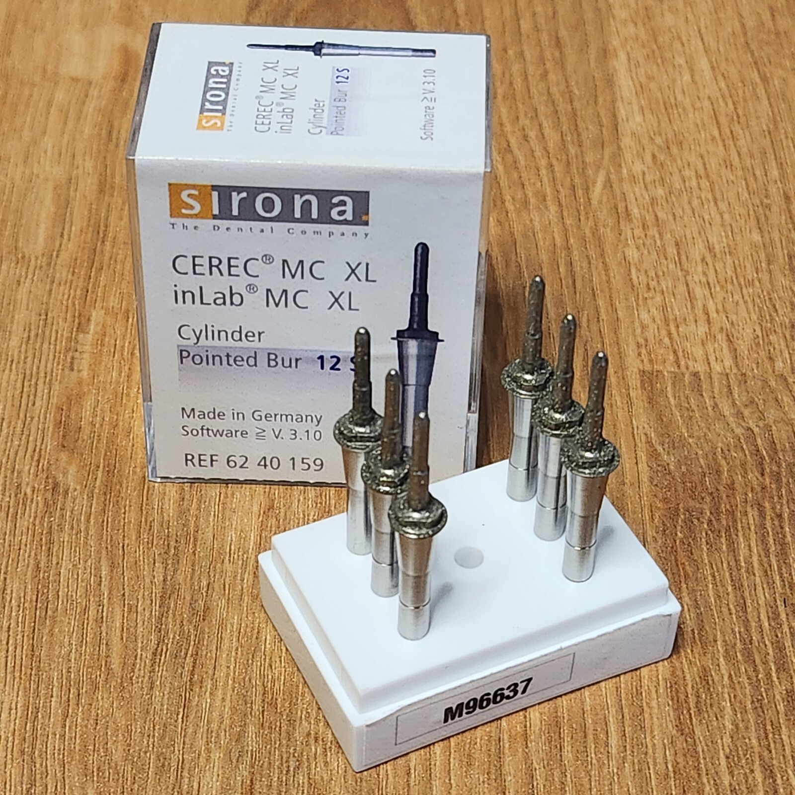 CEREC MC XL inLab Cylinder Pointed Bur 12S | REF 6240159
