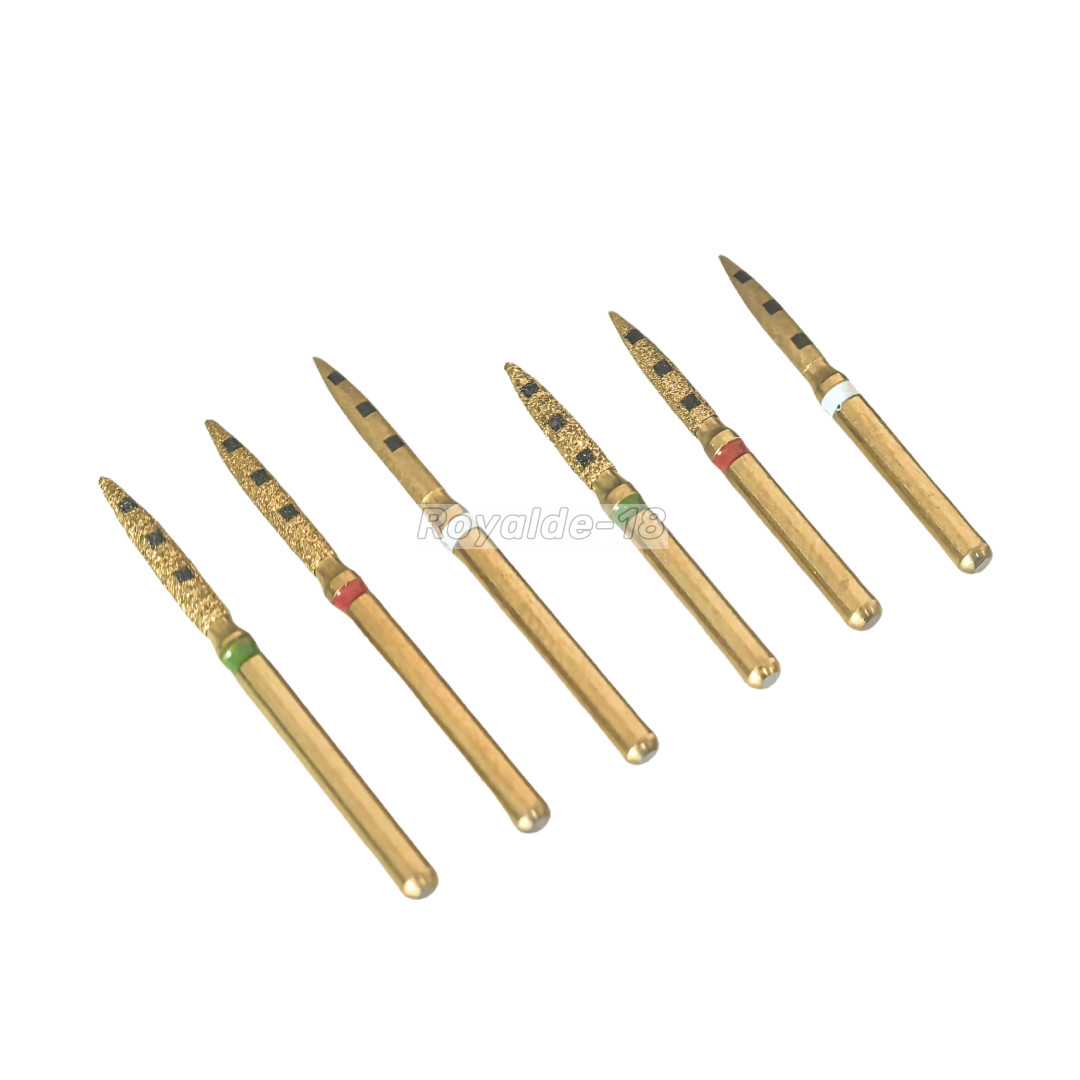 Dental BOPT Preperation Burs Vertical Diamond FG7906 Oriented Technique 6pcs/kit