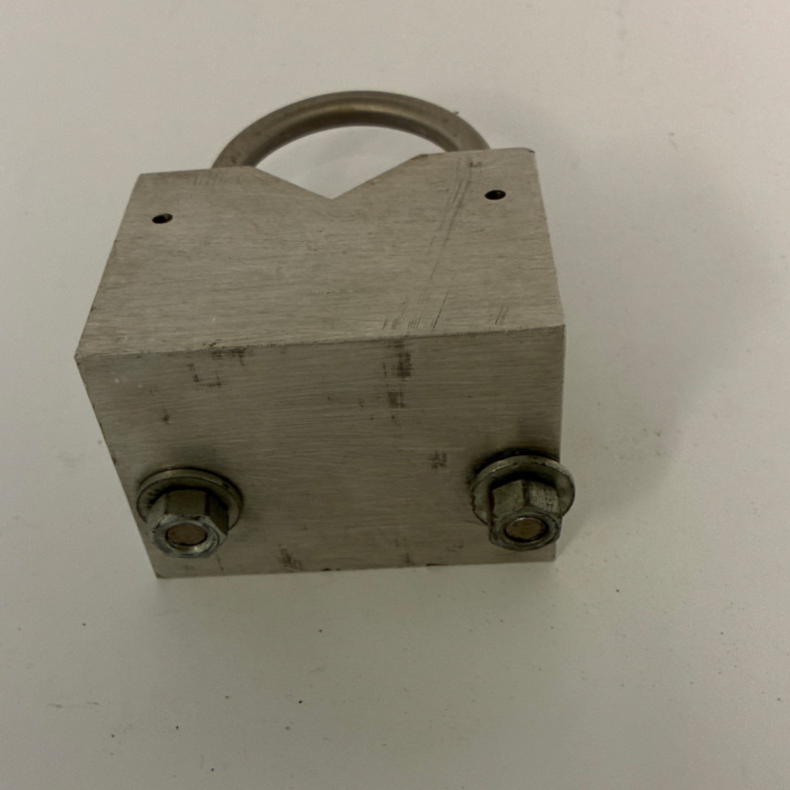 Solid metal dental arm bracket