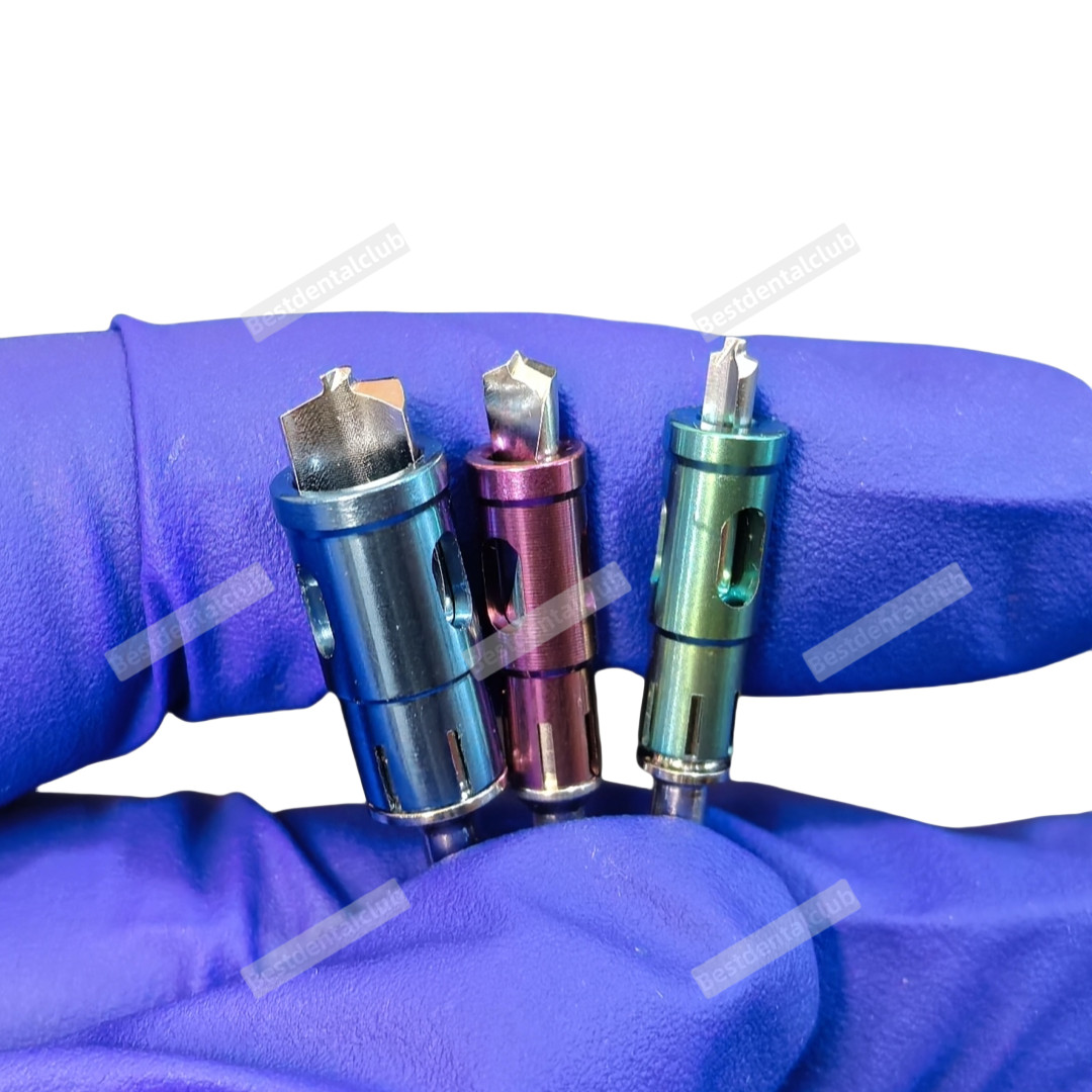 Dental AutoBone Collector Drills with Stopper GBR Self Bone Powder Harvest Drill