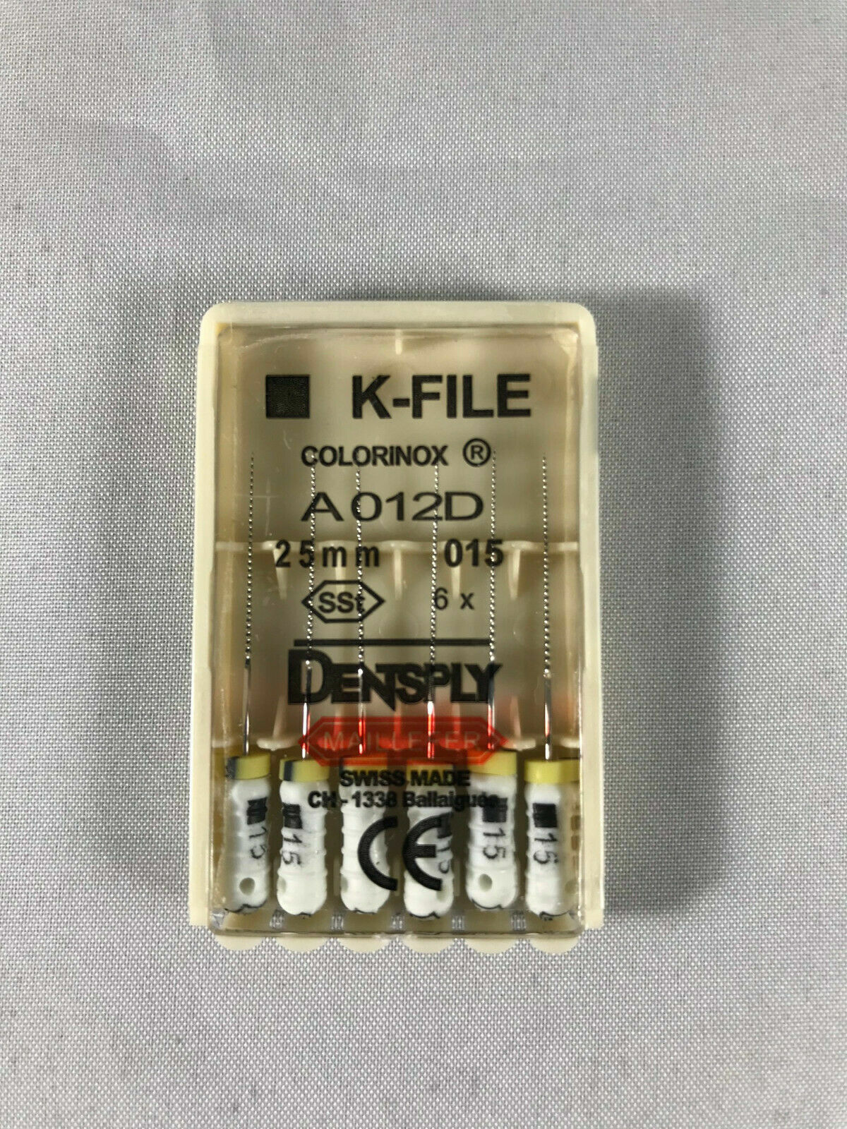 Dentsply Maillefer K-file Endodontic stainless steel 25mm All sizes 30 files/pk