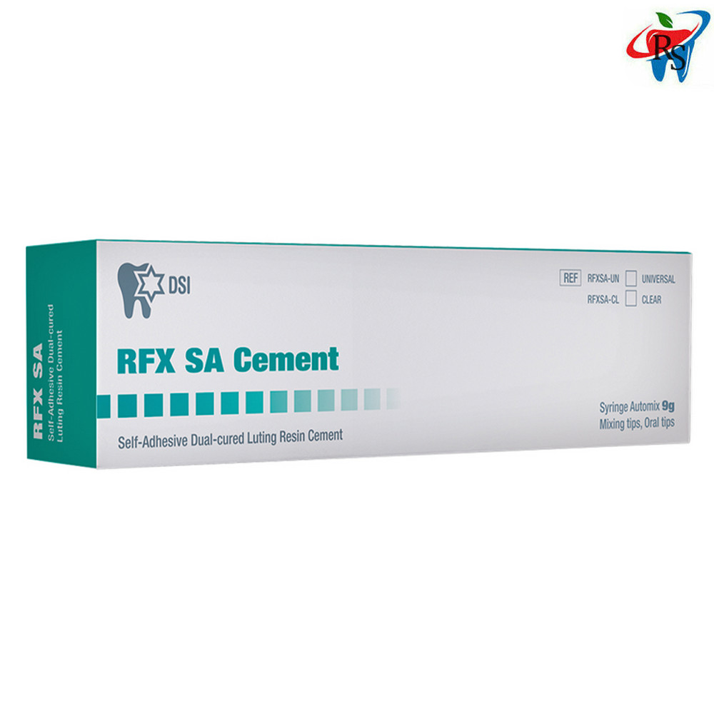 Dental RFX SA Resin Permanent Fixation Cement Self Adhensive Dual Cured 9g
