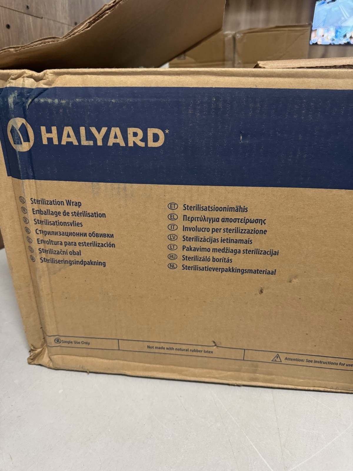 Halyard H500 Sterilization Wrap 36” x 36” Blue Sheets Ref 34199 (72 Pack)