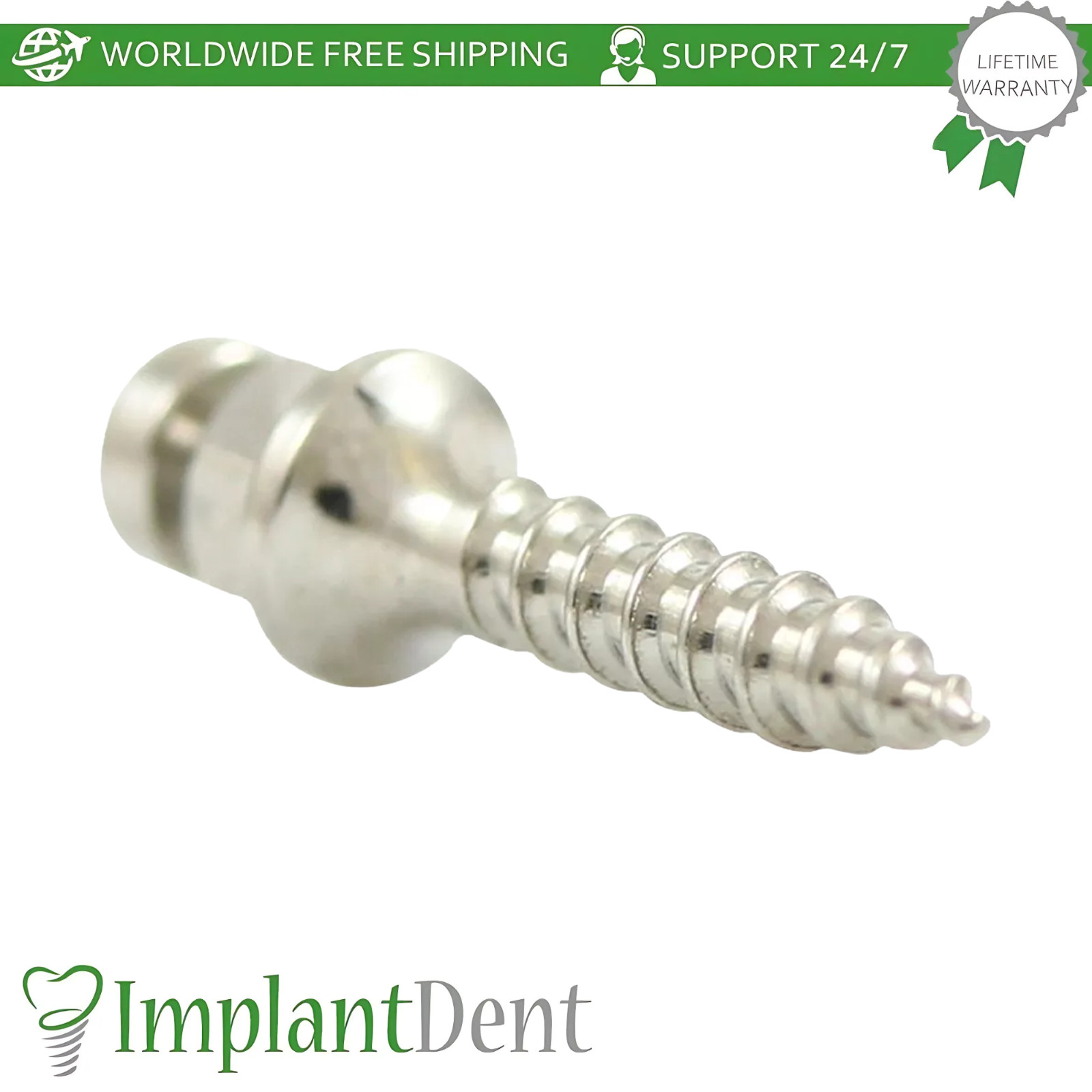 1x Dental Mini-Screw Temp Anchorage Self Drilling Titanium TADs 1.5mm