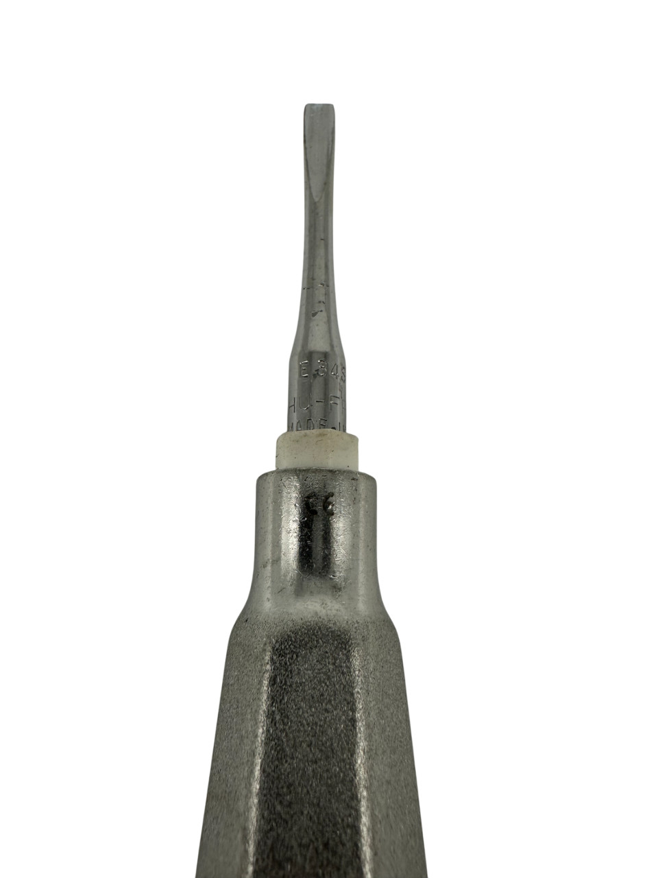 Hu-Fried E34S Straight Seldin Elevator, Large Tapered Hexagon Handle
