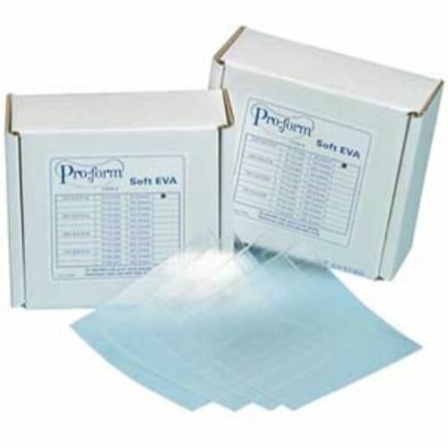ProForm Soft EVA Clear 5″ x 5″ .120 thick 300/Bx. Soft EVA for energy #9611280