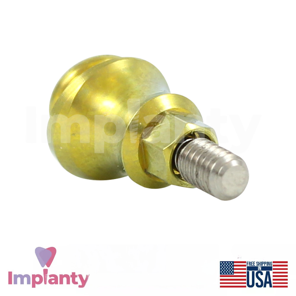1x Dental Angulated 18° Lock Attachment Standard Set Titanium Int Hex 2.42mm