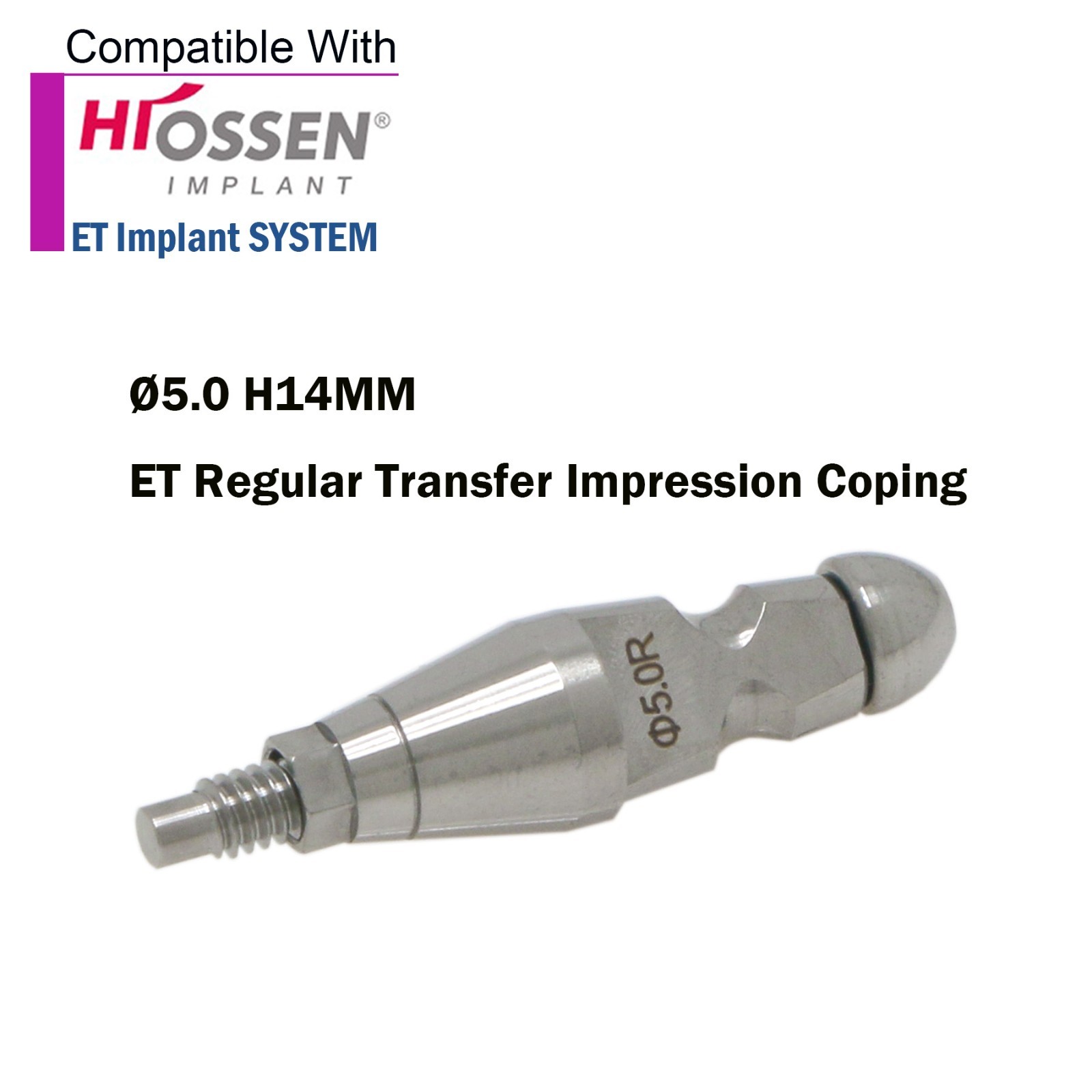 US Dental Hiossen Osstem M/R Transfer lmpression Coping Open/Closed Tray Analog