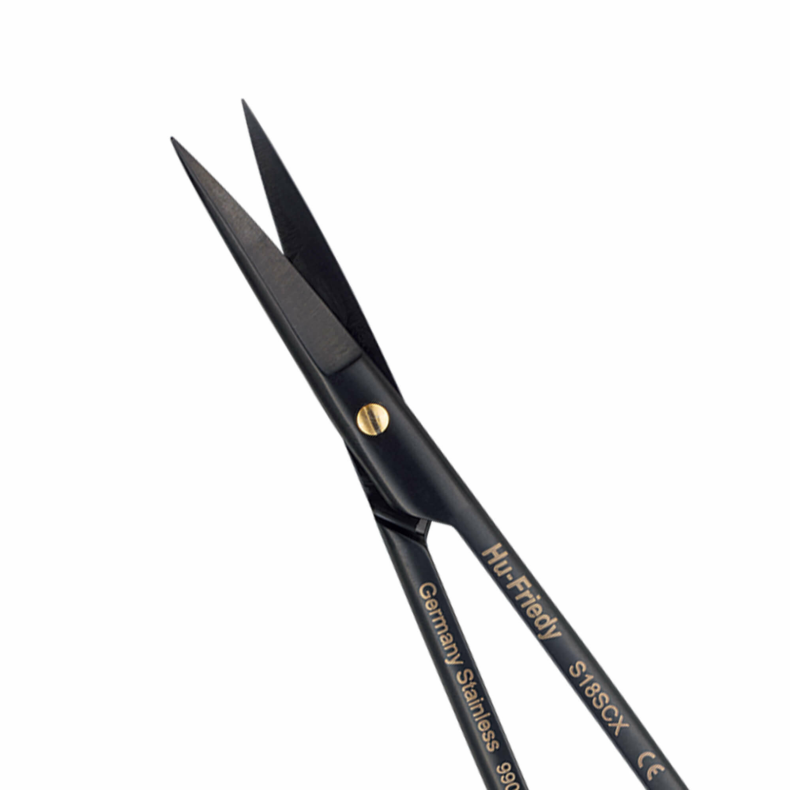 Hu-Friedy Iris, Curved/Delicate, Super-Cut, Black Line – S18SCX