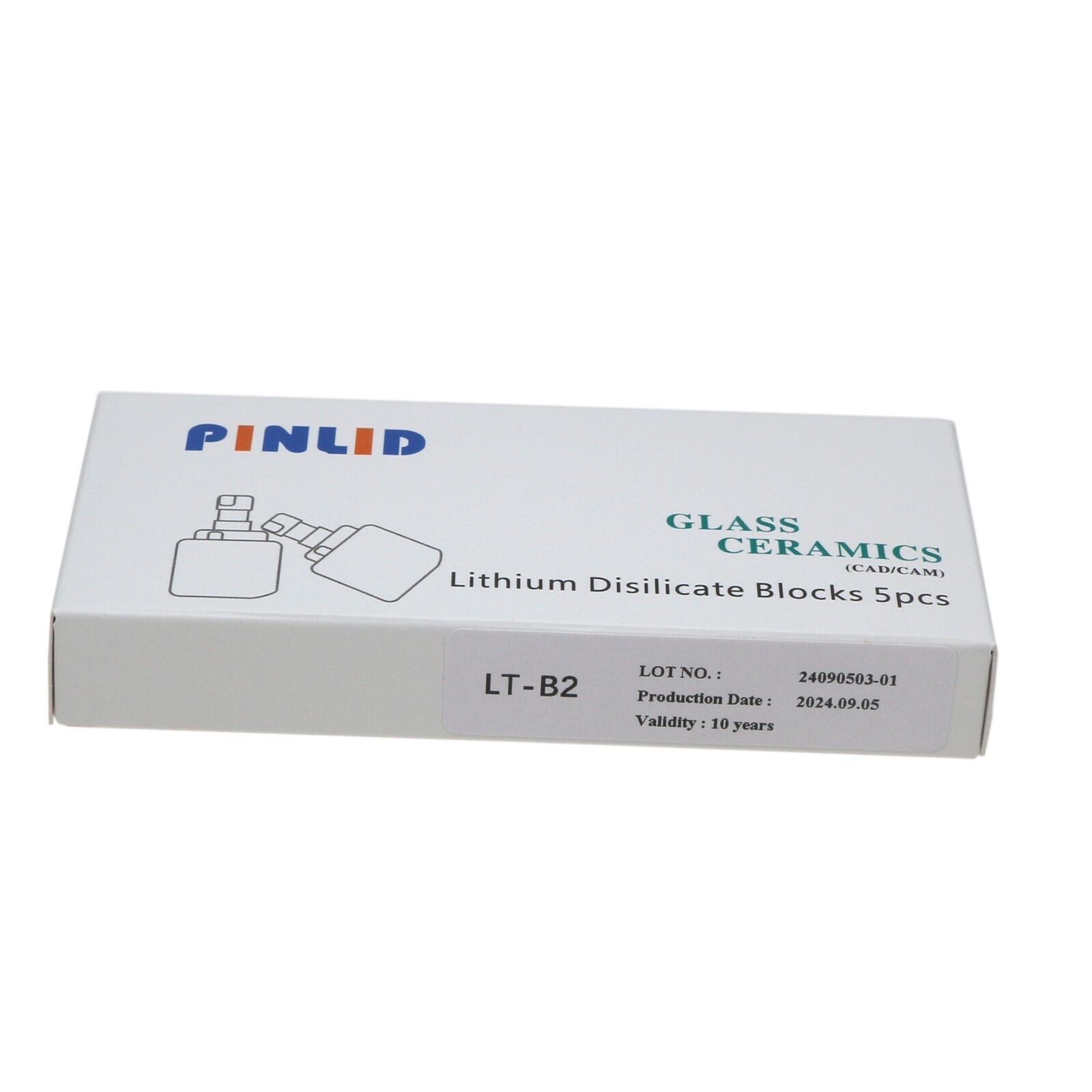 US 5PCS C14 Emax Dental Glass Ceramic Lithium Dislicate CAD/CAM Cerec Blocks B2