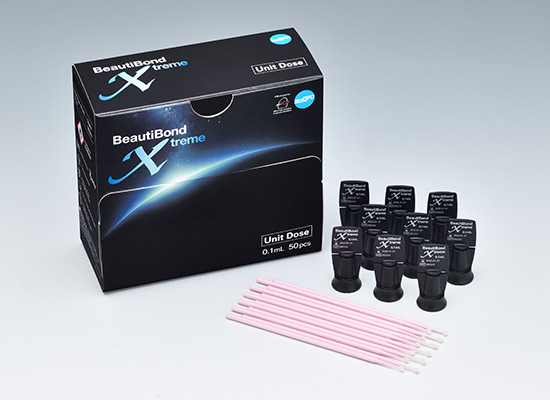 Beautibond Xtreme Adhesive Light-cure 0.1 mL,Micro Brushes,50/Pk #Y2702