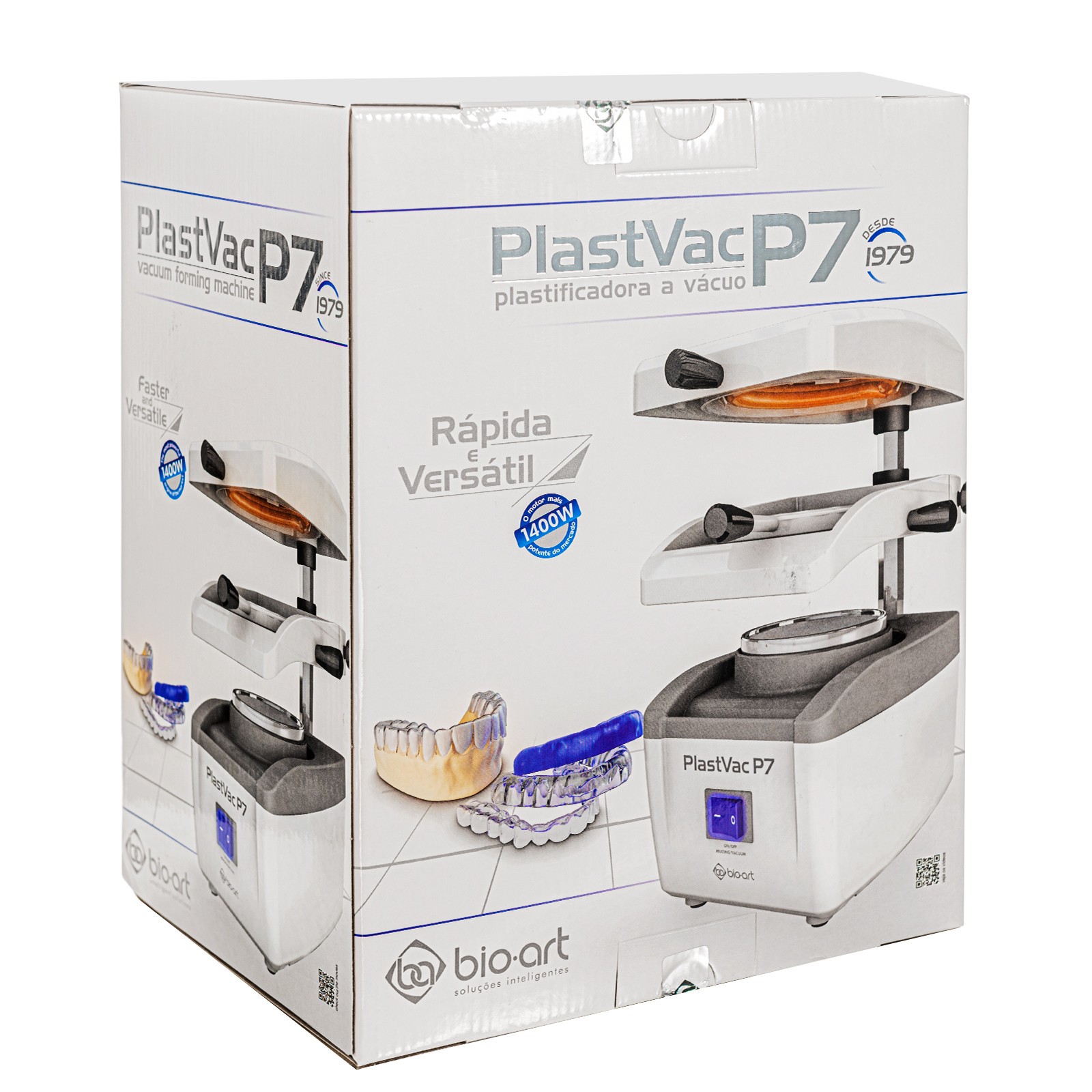 BIOART Dental Vacuum Forming Machine Heat Thermoforming w/ Plates Made in Brazil