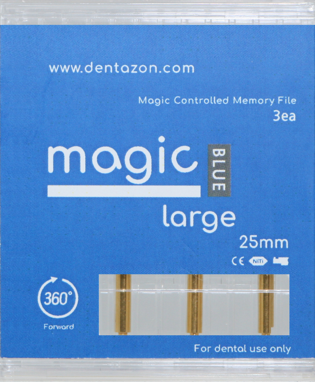 Endodontic Magic Blue Root Canal File 1 box (3EA.) 21mm,25mm,31mm