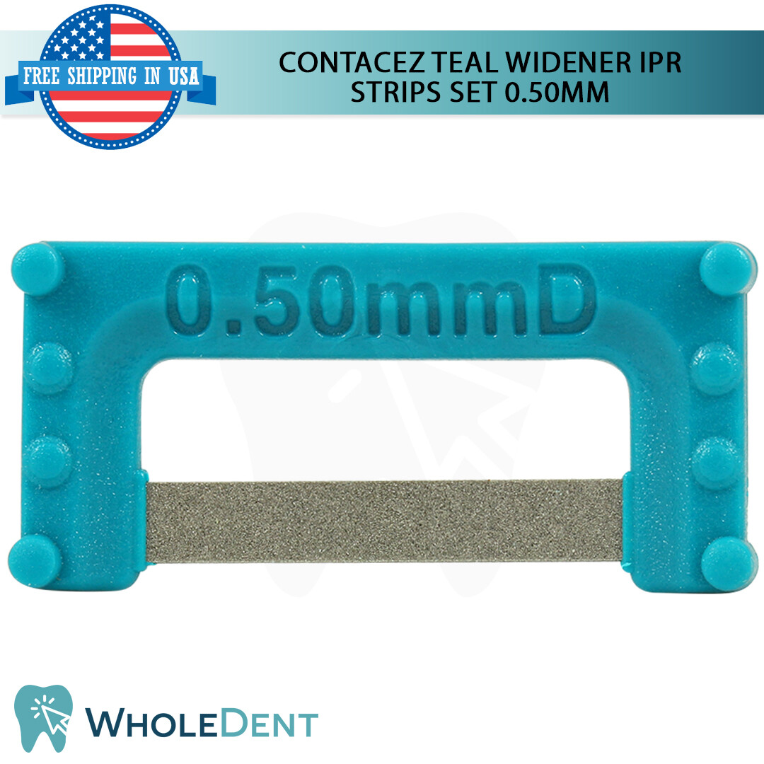 ContacEZ Teal Widener IPR Plus 8 Strips Orthodontic Interproximal Reduction