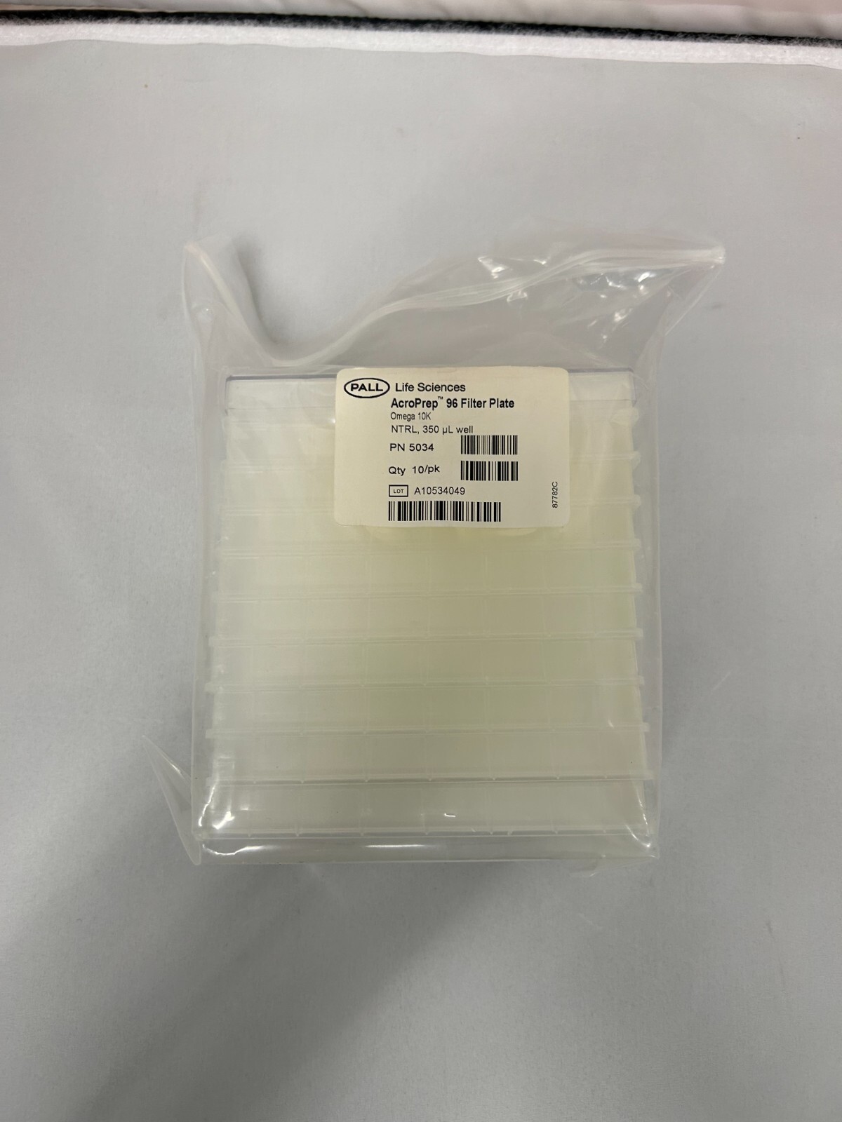 Pall Life Sciences Acroprep 96 filter Plates (1 package of 10 plates)